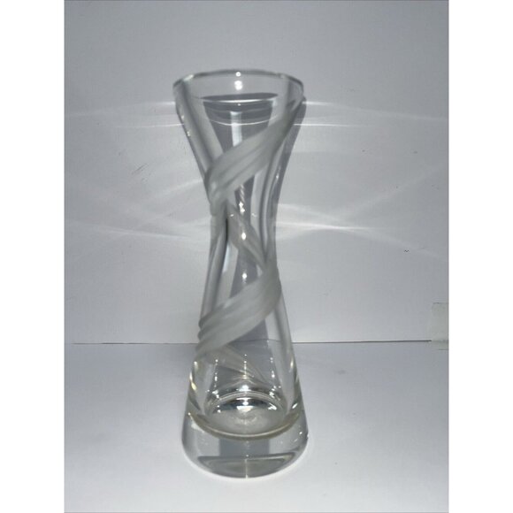Vintage USSR Region Hand Cut Lead Crystal Vase, Soviet Union Cut Crystal Glass - Picture 1 of 13